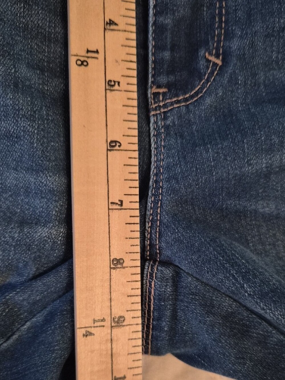 WHBM- The Girlfriend -Floral Embroidered Jeans- Size 6 - Picture 5 of 12